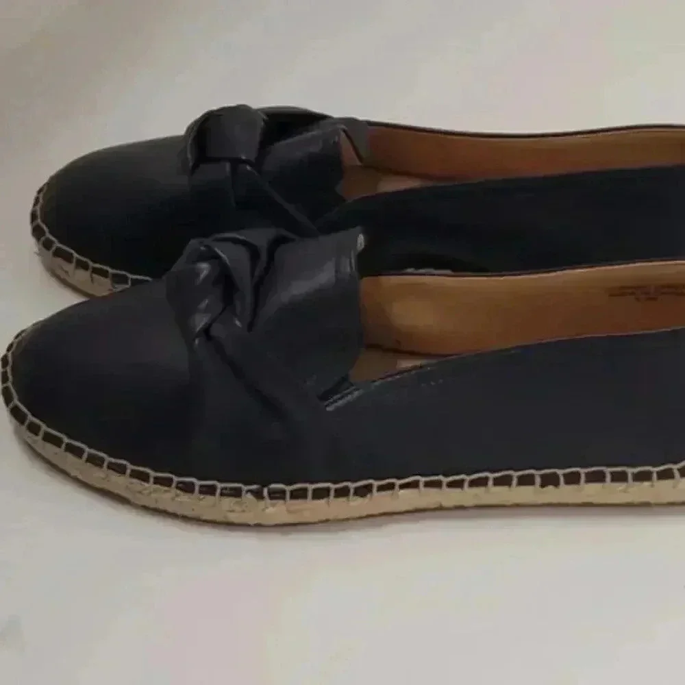 Talbots IZZY KNOT NAPPA ESPADRILLES Size 6.5